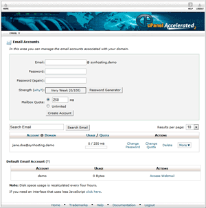 Email Accounts