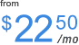 $22.50